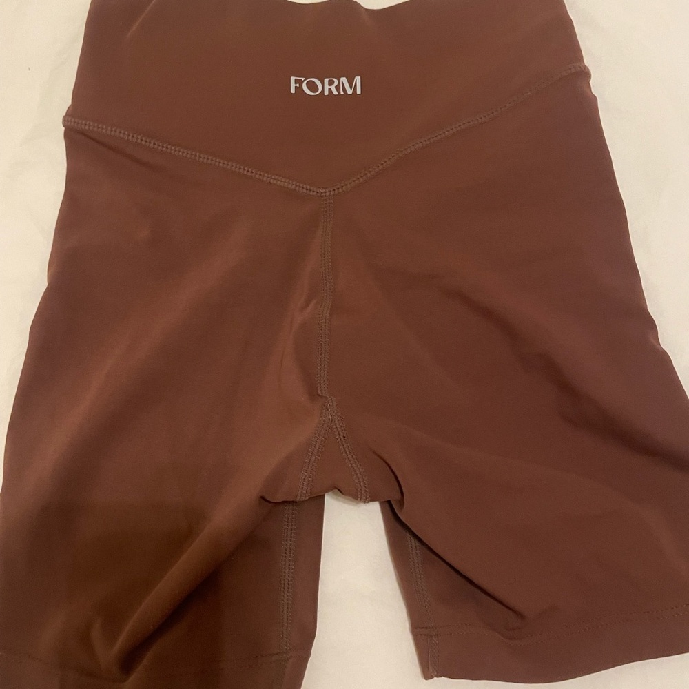 Form Athletic Brown Workout Shorts
